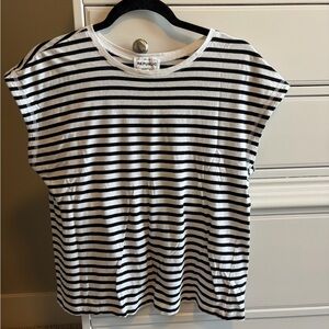 Black and White Striped T-Shirt